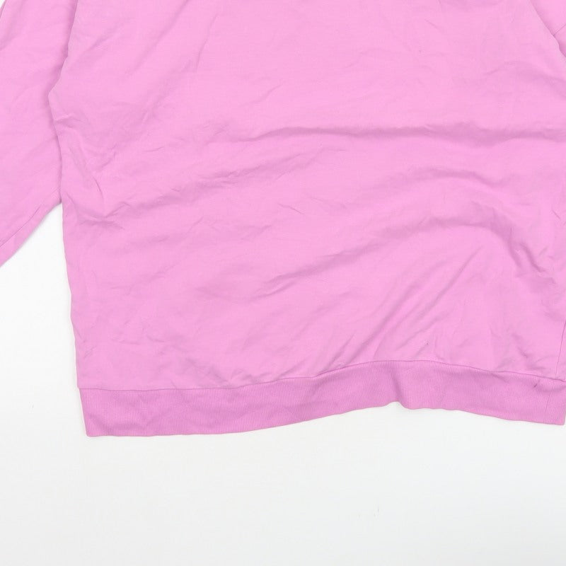 Oliver Bonas Women’s Pink UK 14 Pullover Crew Neck Sweatshirt