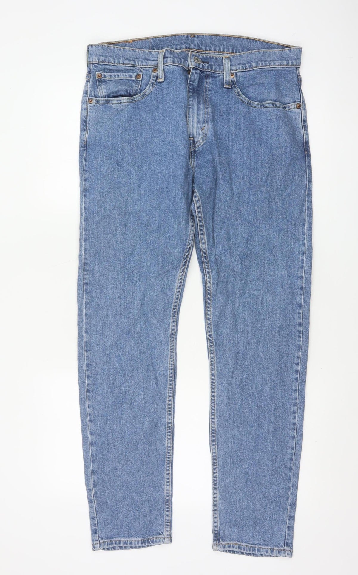 Levi's 512 Lo-Ball Men's Blue W33 Slim Tapered Stretch Jeans