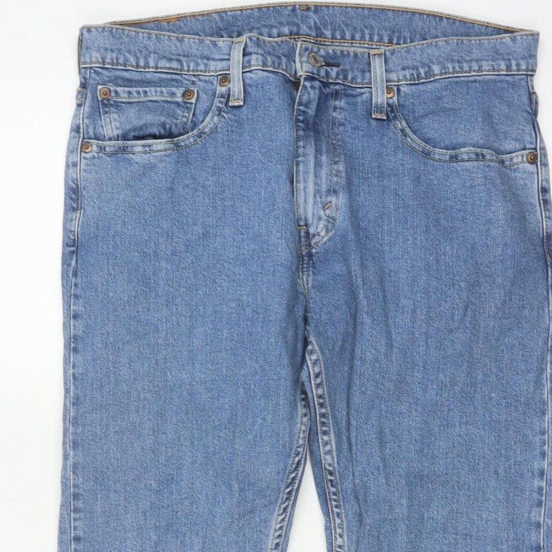Levi's 512 Lo-Ball Men's Blue W33 Slim Tapered Stretch Jeans