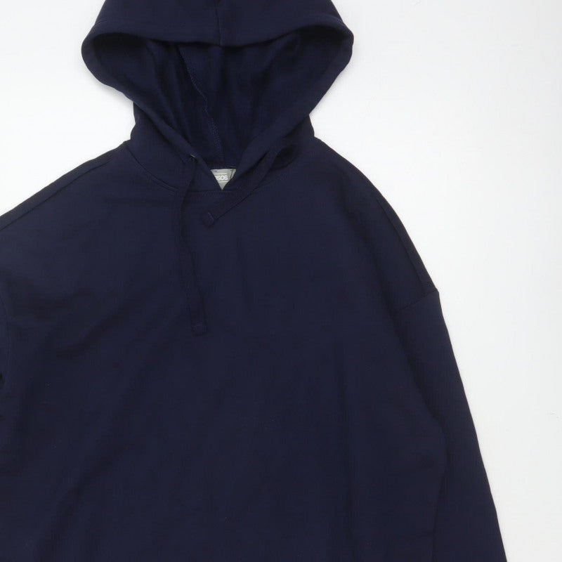 ASOS Women’s Blue UK 10 Pullover Hoodie 100% Cotton