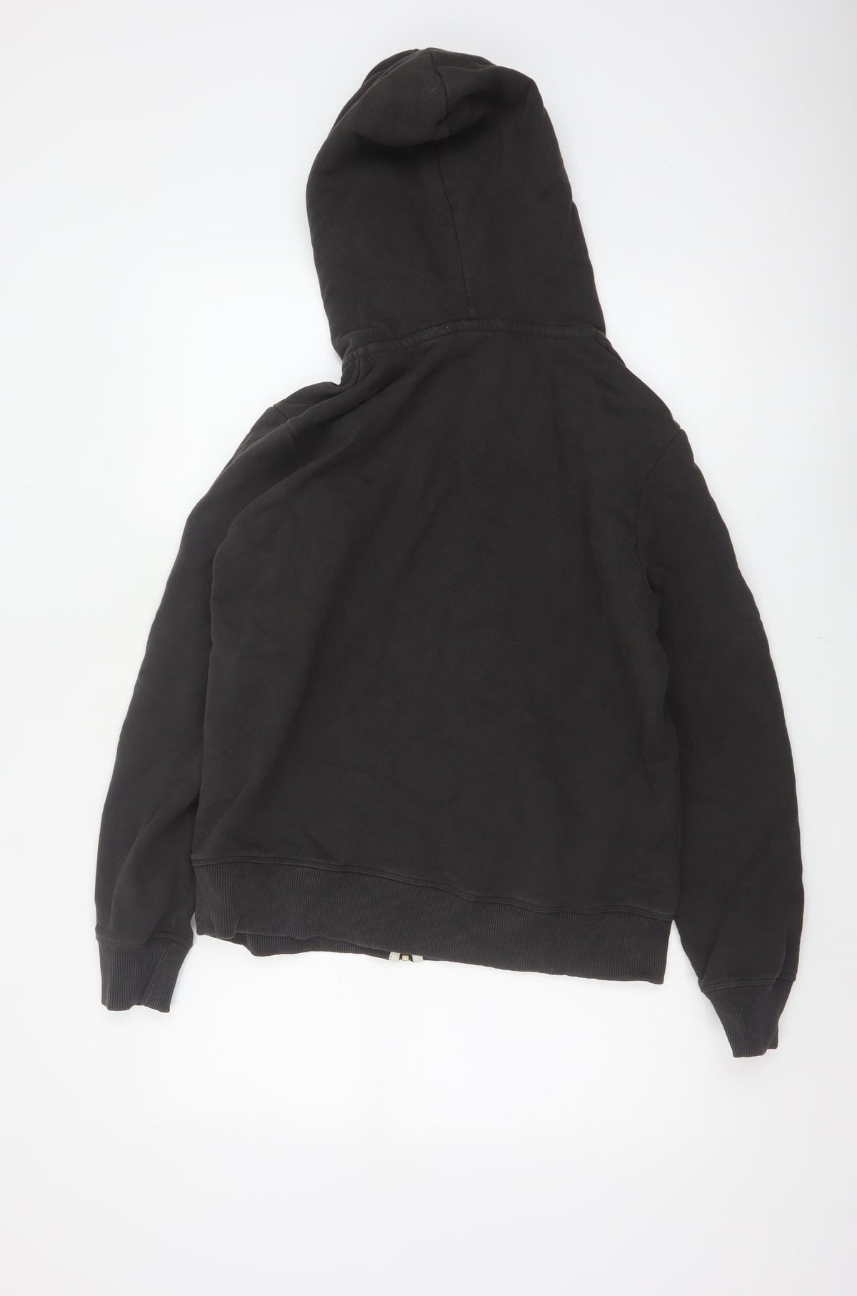 Superdry Women’s Black UK 14 Full Zip Hooded Logo Sweatshirt
