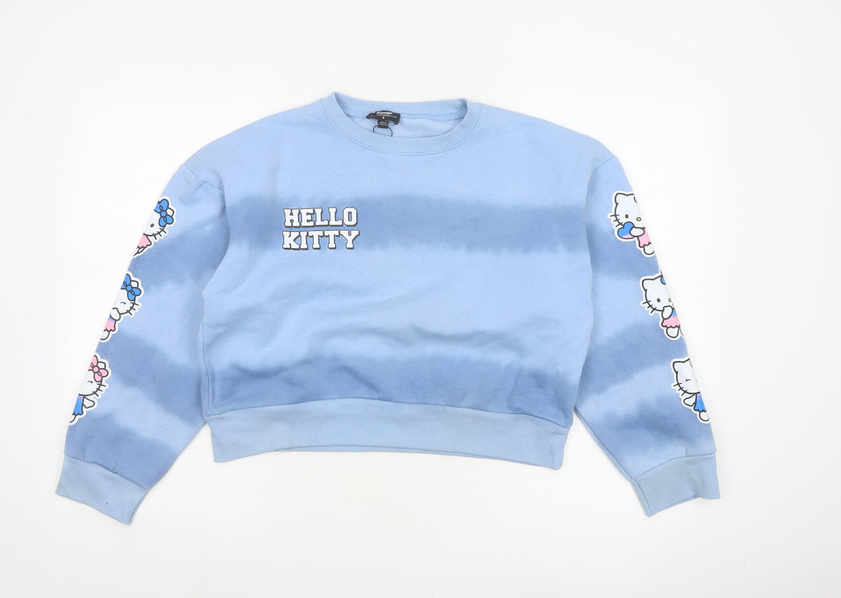 Sanrio Teens Blue Size 6 Hello Kitty Graphic Pullover Sweatshirt