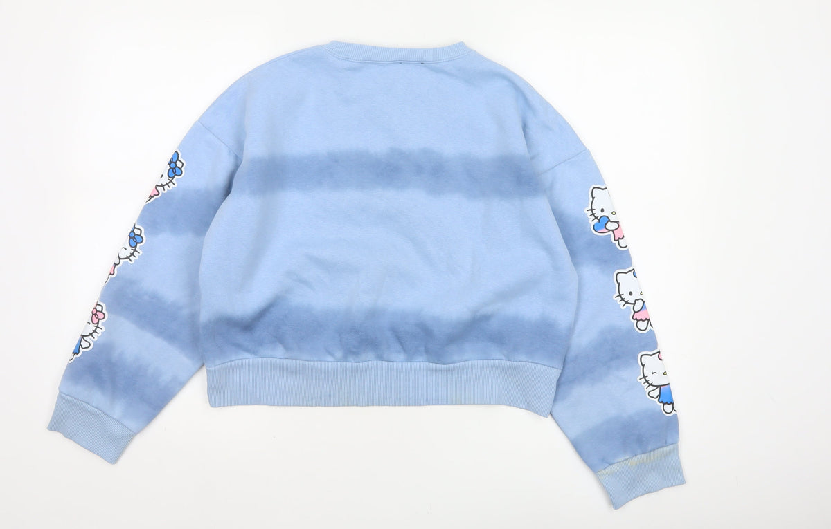 Sanrio Teens Blue Size 6 Hello Kitty Graphic Pullover Sweatshirt