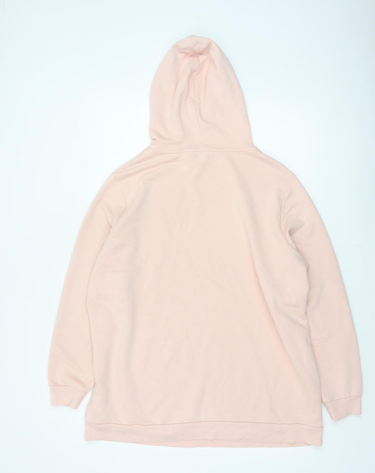 Marks and Spencer Women Pink UK 18 Pullover Hooded Fleece Hoodie