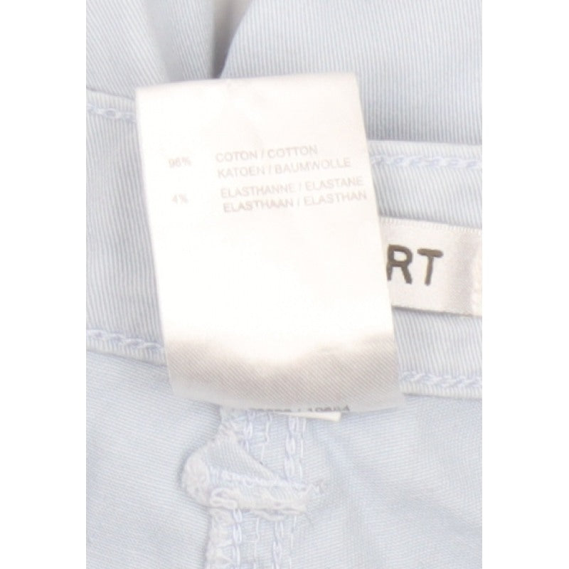 Damart Women Blue UK 14 Tapered Stretch Cotton Trousers Pockets