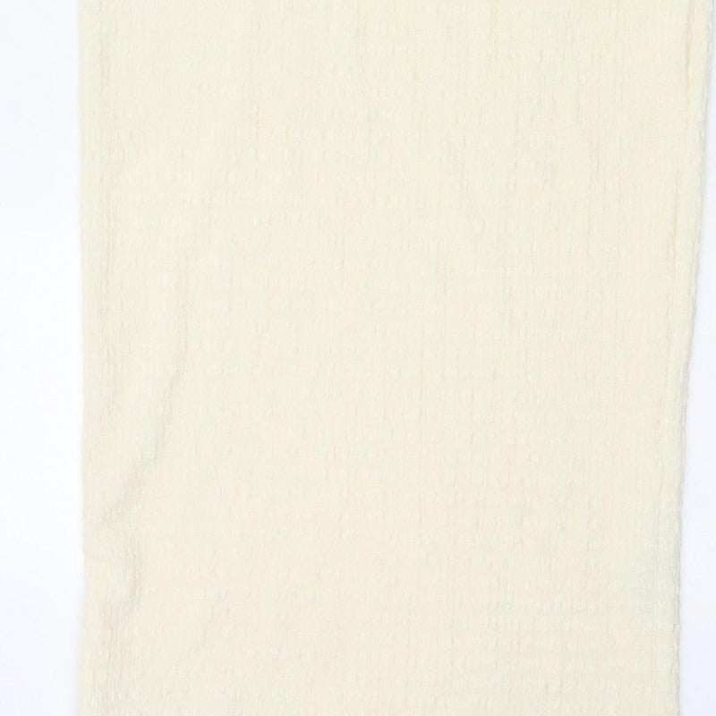 ASOS Design Women’s Ivory UK 8 Pencil Maxi Skirt Textured