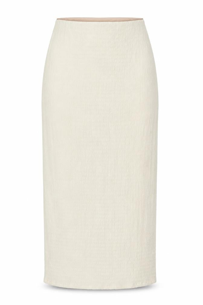 ASOS Design Women’s Ivory UK 8 Pencil Maxi Skirt Textured
