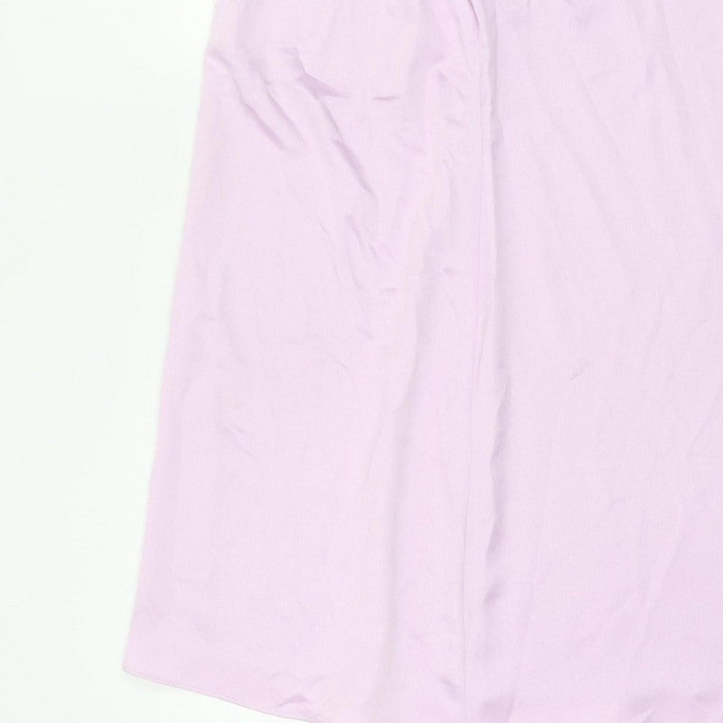 River Island Women Pink UK 8 Halter A-Line Long Occasion Dress