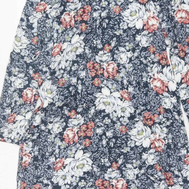 Cotton Traders Women’s Multicoloured Floral Shirt Dress UK 12