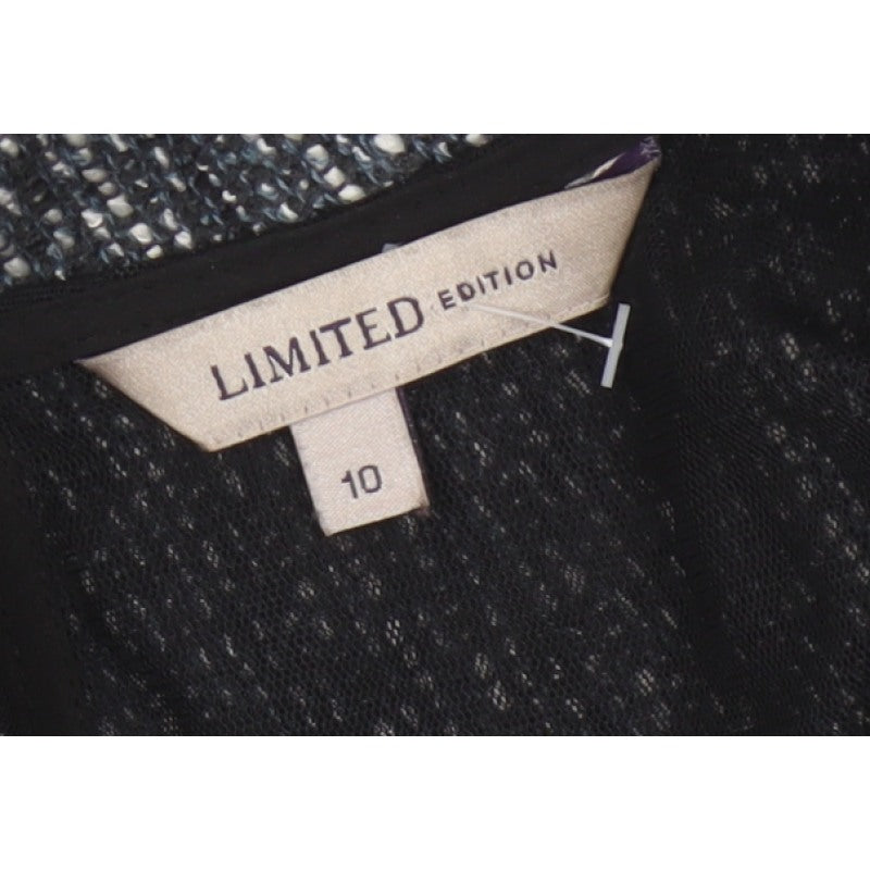 Marks and Spencer Limited Edition Women's Black Grey Fit & Flare Dress 10