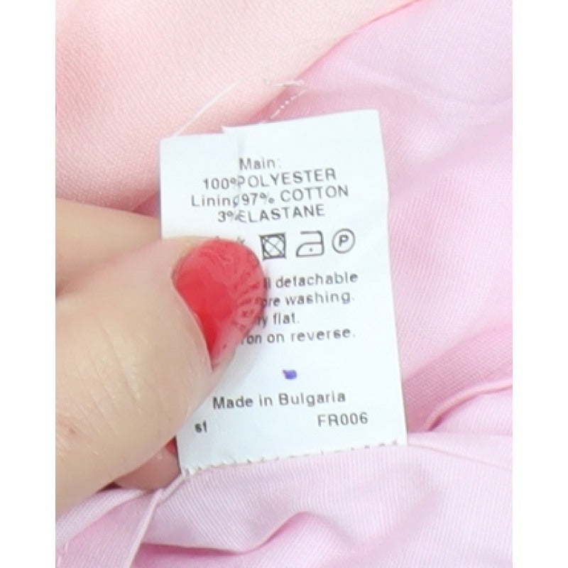 River Island Women Pink Size 18 Peplum Pencil Dress Cut Out