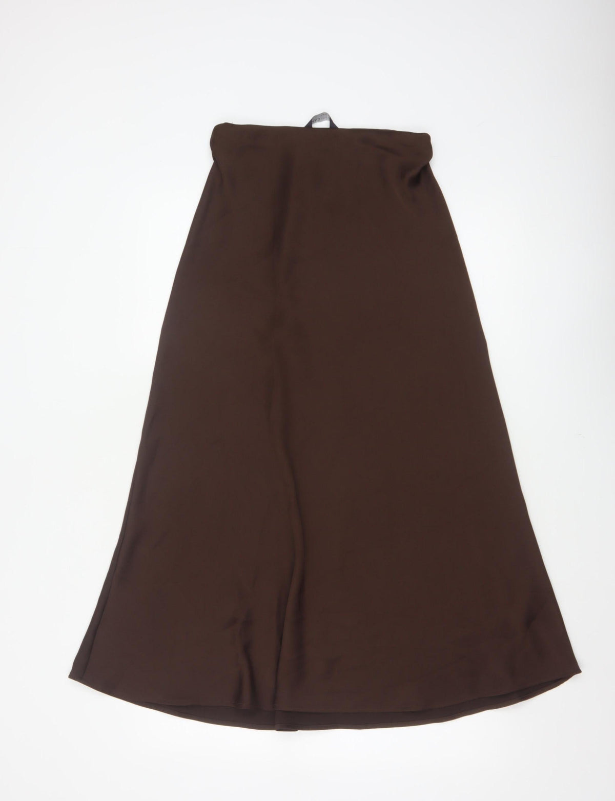 Marks and Spencer Women Brown UK 8 A-Line Long Maxi Skirt