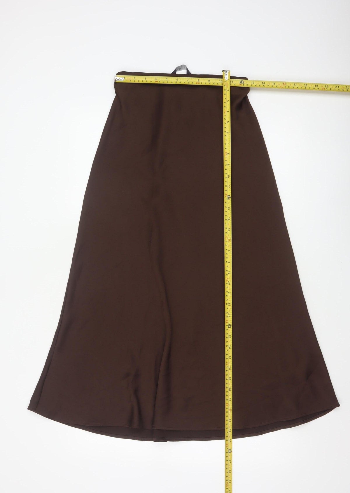 Marks and Spencer Women Brown UK 8 A-Line Long Maxi Skirt
