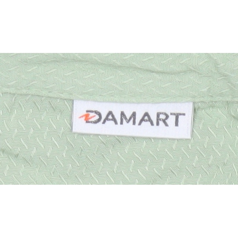 Damart Women Green UK 16 Basic Collared Button-Up Long Sleeve Blouse