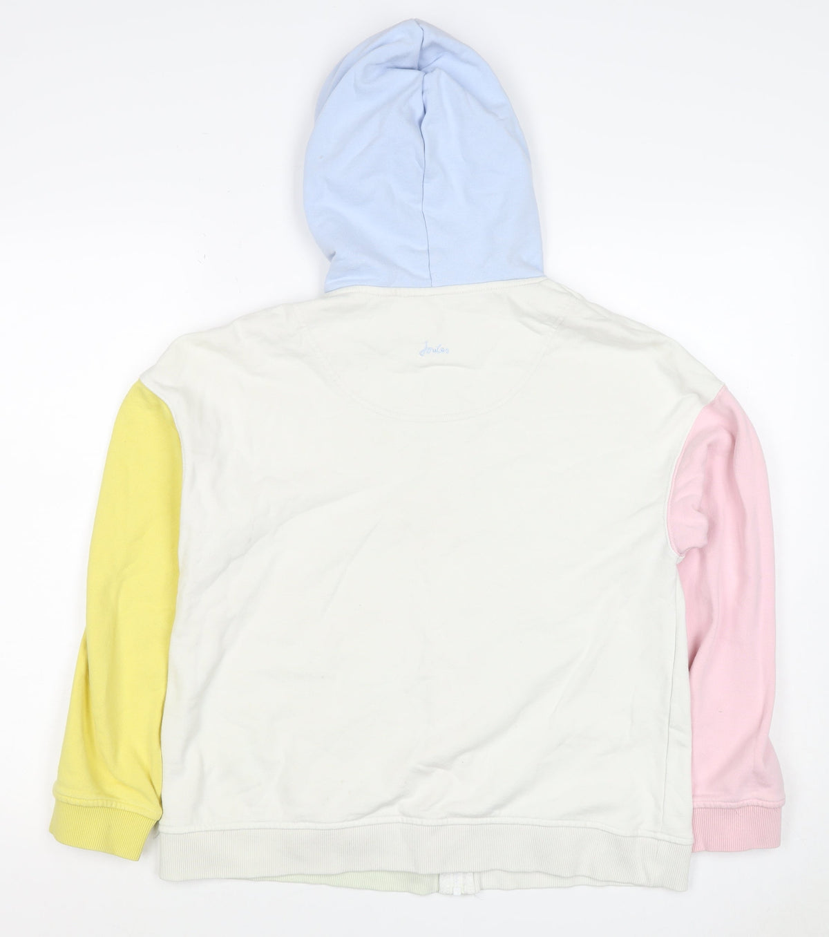 Joules Women’s Multicoloured Colourblock Full Zip Hoodie UK 12