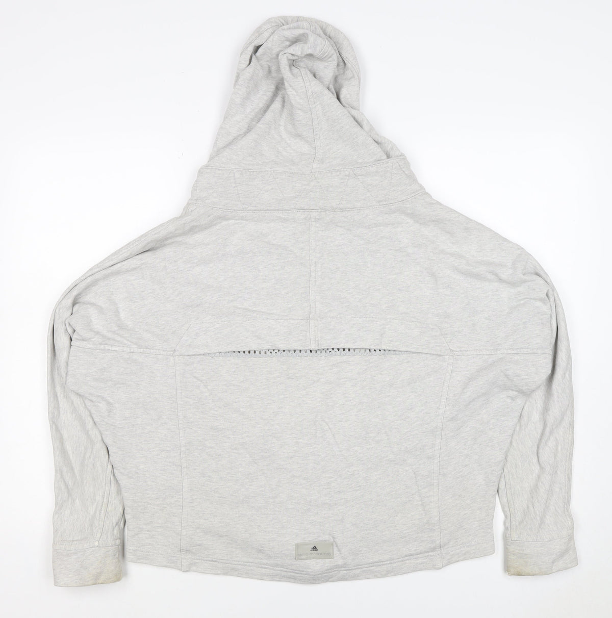 adidas Stella McCartney Women Grey M Hooded Cotton Jacket
