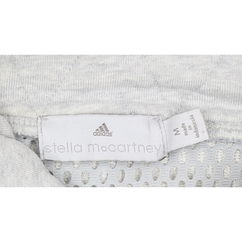 adidas Stella McCartney Women Grey M Hooded Cotton Jacket