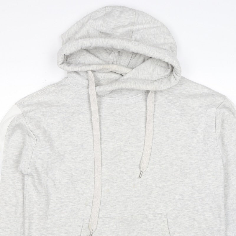 Mint Velvet Women’s Grey L Pullover Hoodie Colourblock Pockets
