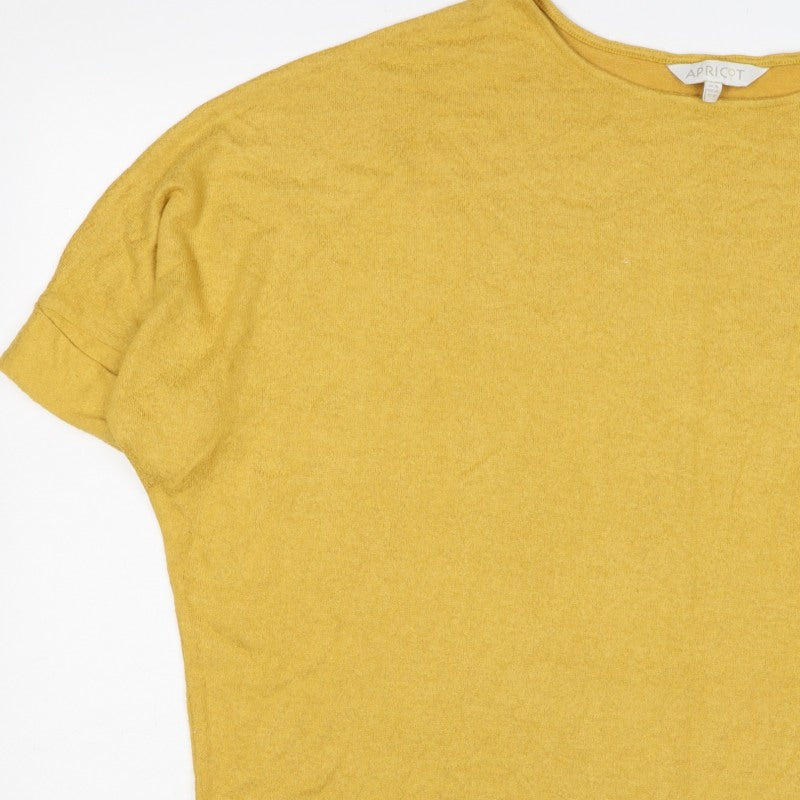 Apricot Women’s Yellow UK 16 Relaxed Jersey Short Sleeve T-Shirt