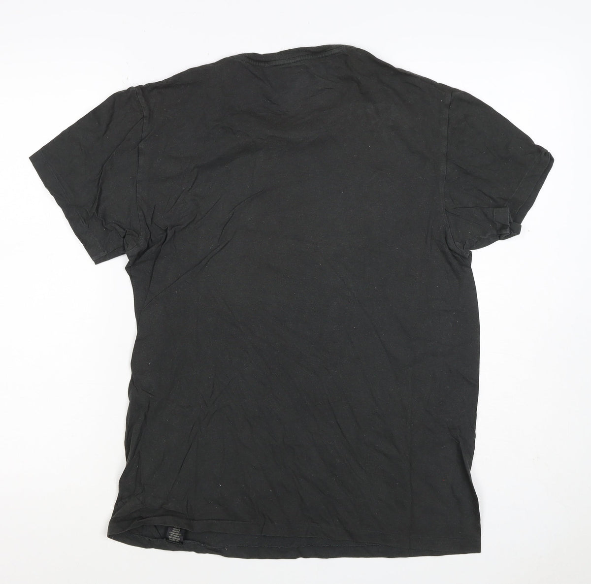 Double RL Ralph Lauren Men's Black M Logo Graphic Print T-Shirt