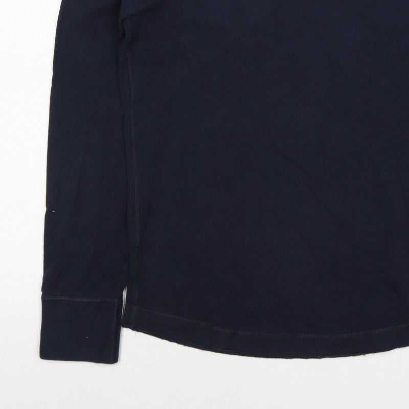 Abercrombie & Fitch Men’s Blue M Muscle Fit Embroidered Moose Sweatshirt