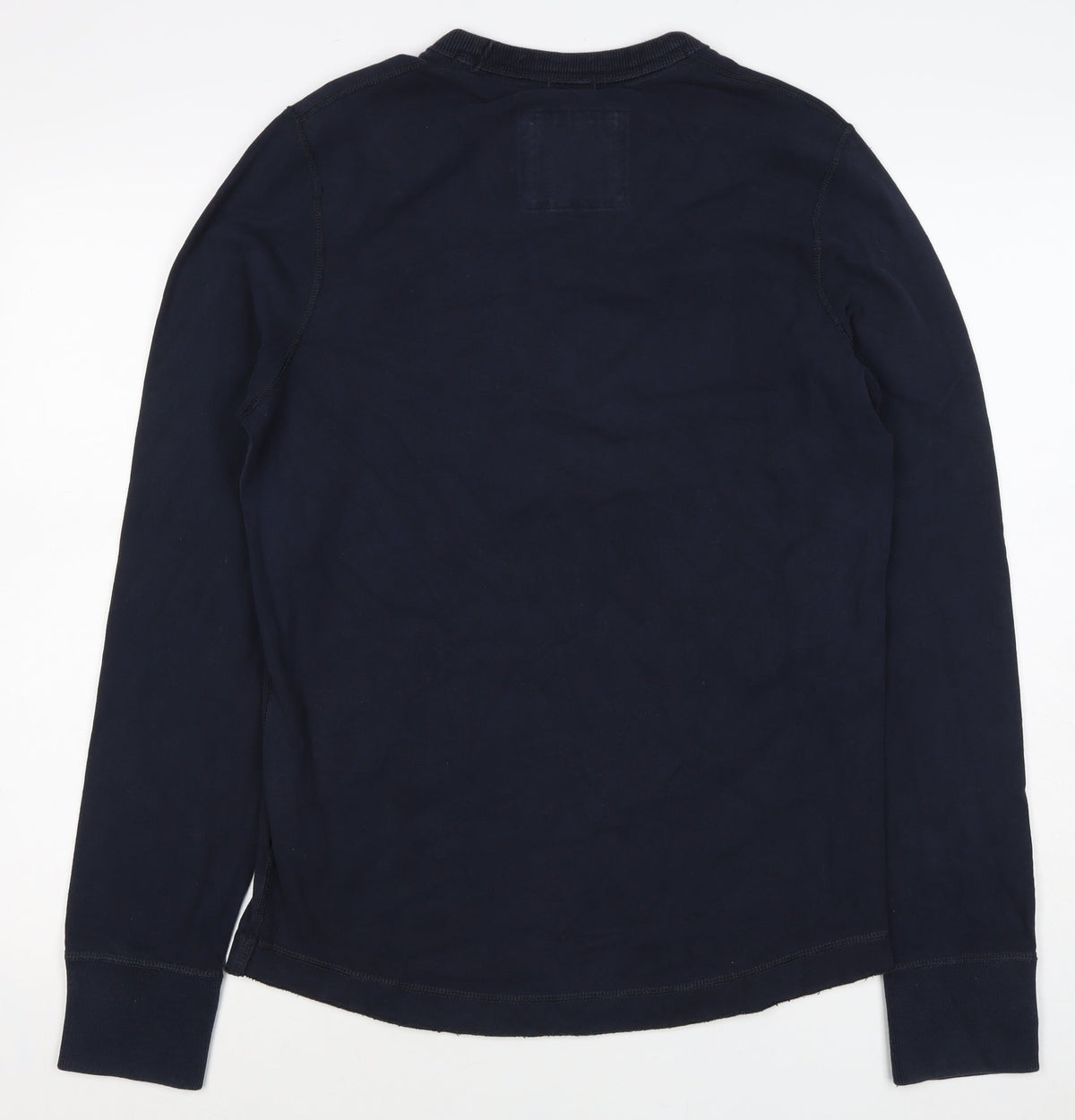 Abercrombie & Fitch Men’s Blue M Muscle Fit Embroidered Moose Sweatshirt