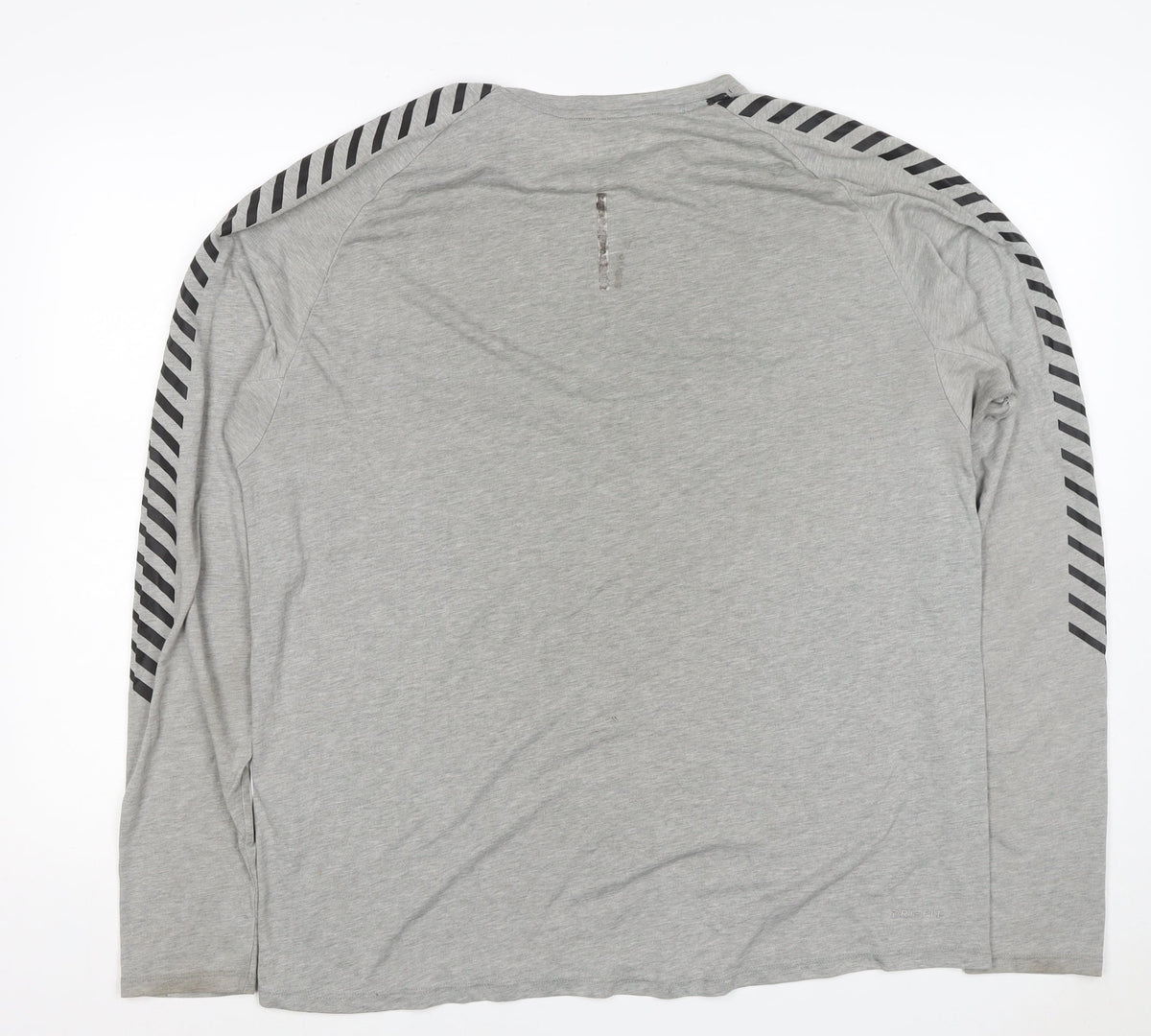 Nike Men’s Grey XL Dri-FIT Running Long Sleeve Logo T-Shirt
