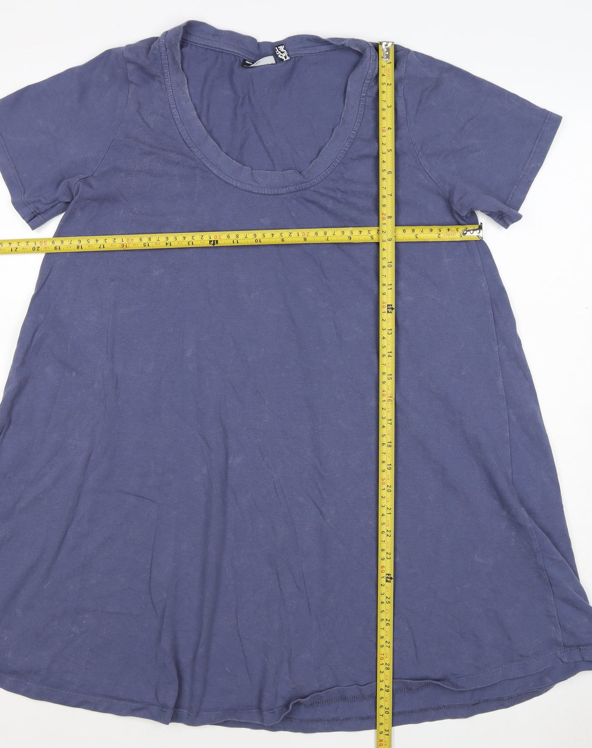 ASOS Women Blue UK 8 Trapeze Swing Jersey Short Sleeve Dress