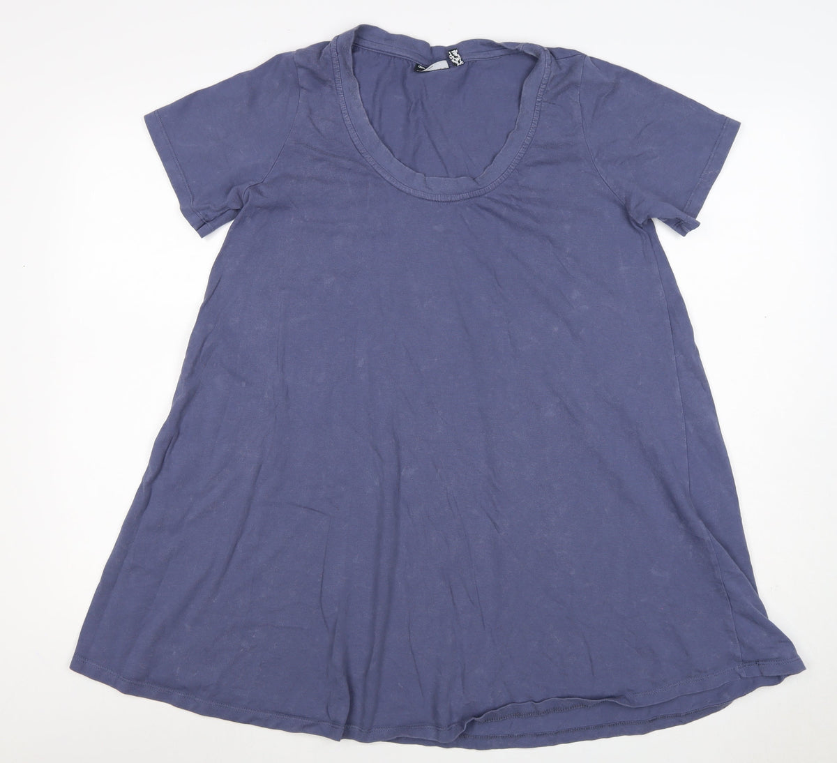 ASOS Women Blue UK 8 Trapeze Swing Jersey Short Sleeve Dress
