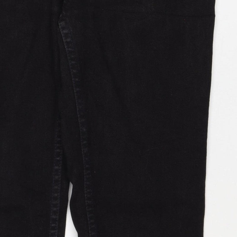 GAP Women’s Black UK 4 Long Bootcut 100% Cotton Denim Jeans