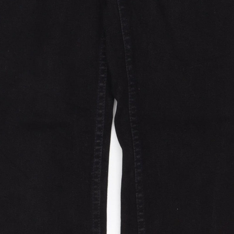 GAP Women’s Black UK 4 Long Bootcut 100% Cotton Denim Jeans