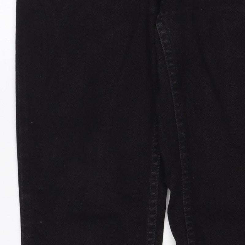 GAP Women’s Black UK 4 Long Bootcut 100% Cotton Denim Jeans