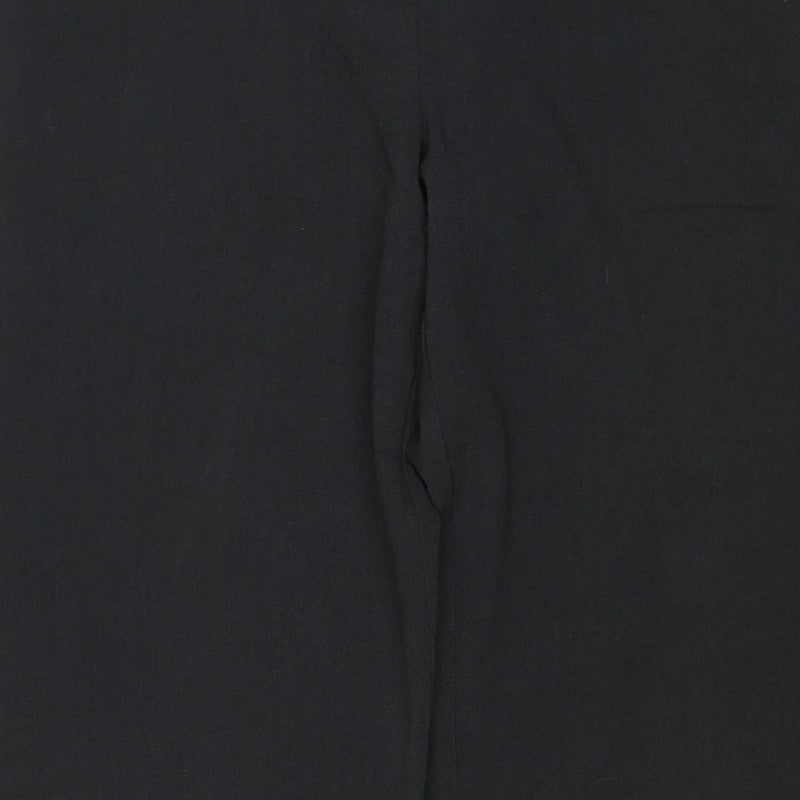 Joseph Ribkoff Women Black UK 12 Straight Tailored Trousers Pockets