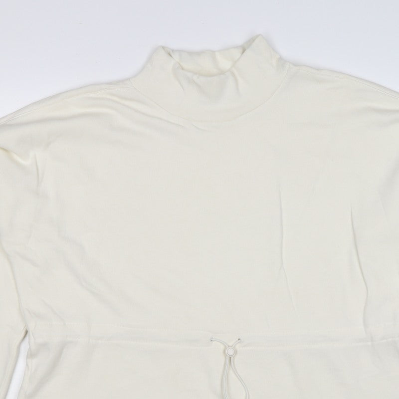 M&S Goodmove Women’s Ivory UK 14 Pullover High Neck Sweatshirt