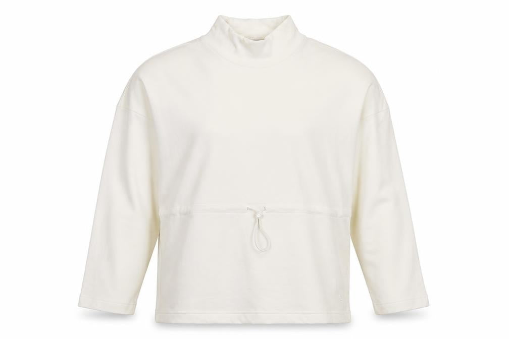 M&S Goodmove Women’s Ivory UK 14 Pullover High Neck Sweatshirt