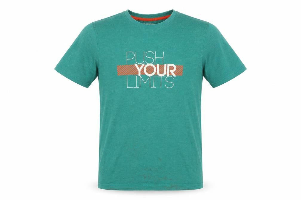 Mountain Warehouse Men's Green XS Push Your Limits Quick Dry T-Shirt