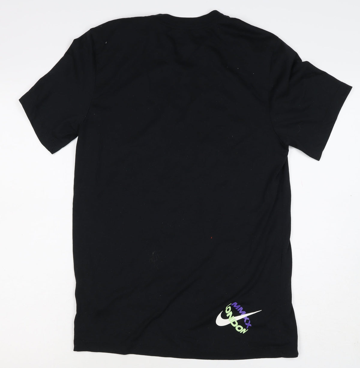Nike Men’s Black S Run London Dri-FIT Graphic Short Sleeve T-Shirt