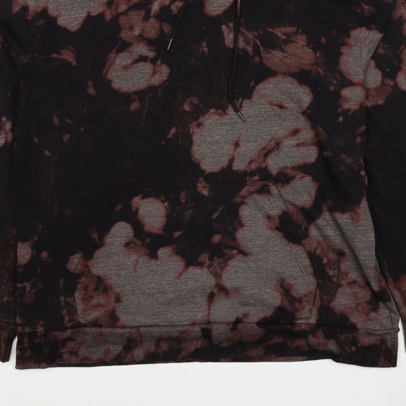 boohooMAN Men’s Multicoloured Tie Dye Pullover Hoodie M Gothic