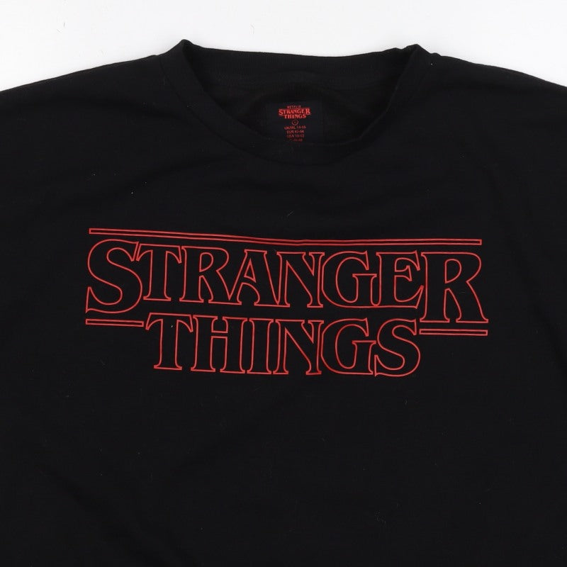 Netflix Stranger Things Women’s Black UK 16 Pullover Sweatshirt