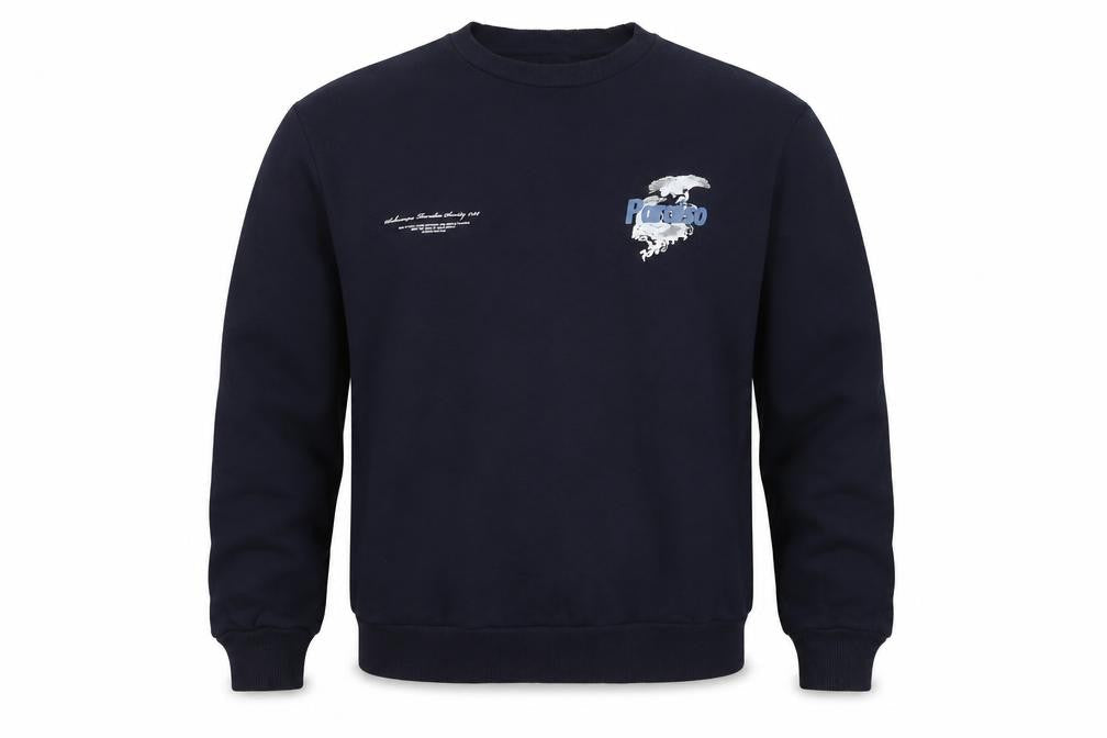 River Island Men’s Navy M Pullover Sweatshirt Graphic Bird Print