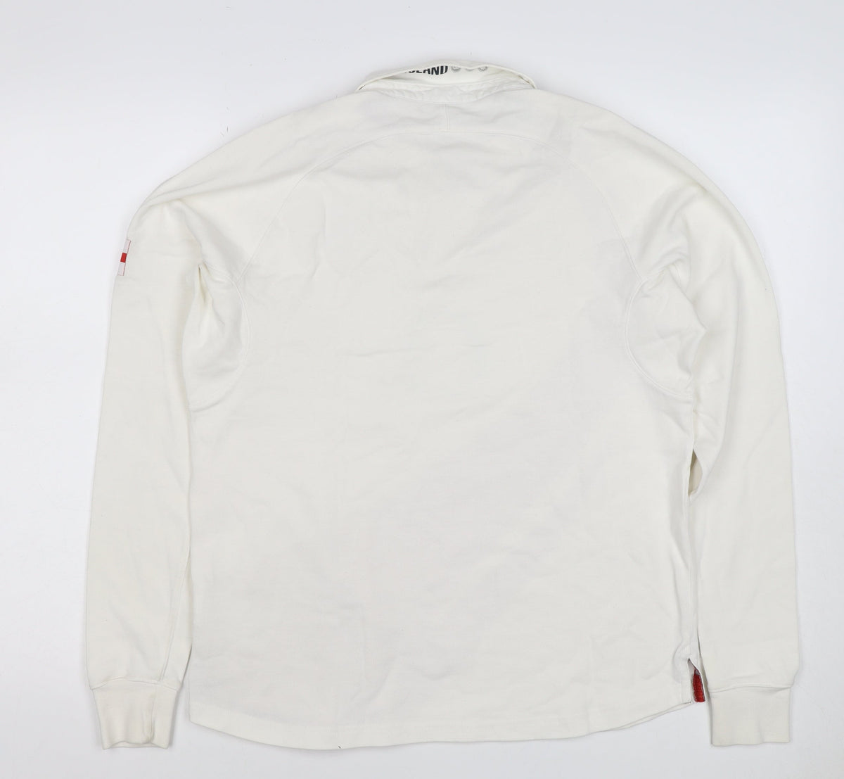 Nike Boys White XL England Rugby O2 Henley Sweatshirt 13-14 Years