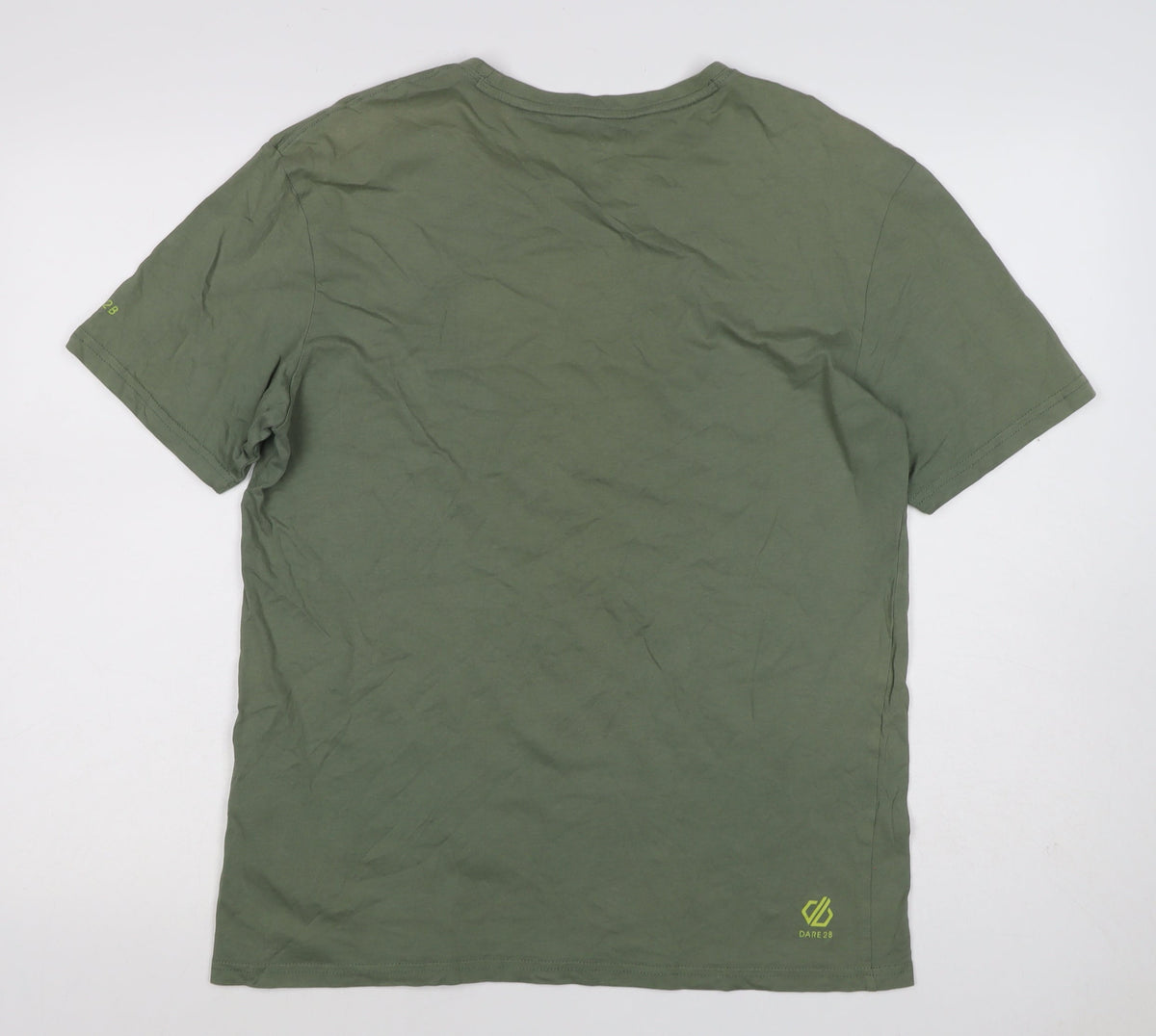 Dare 2b Mens Green L Crew Neck City Mountain Graphic T-Shirt