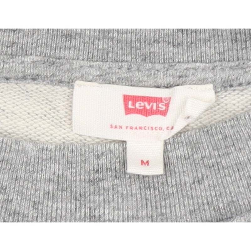 Levi's Women Grey M California Palm Graphic Crew Sweatshirt