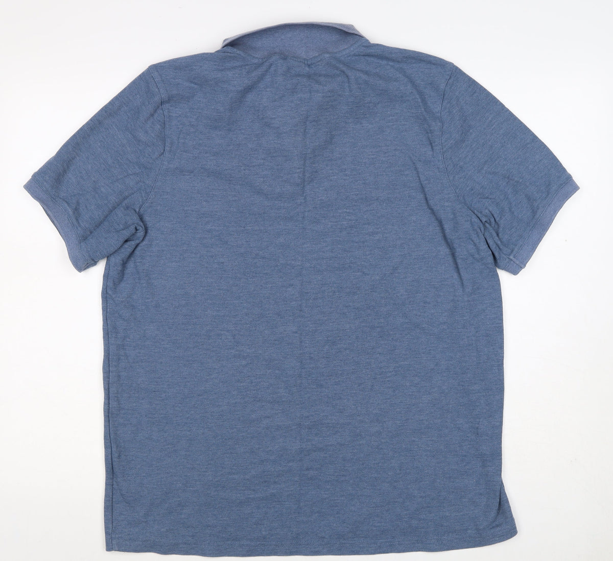 Slazenger Men’s Blue L Short Sleeve Logo Golf Polo Shirt