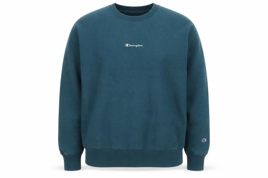 Champion Men’s Blue Large Reverse Weave Logo Crew Neck Sweatshirt