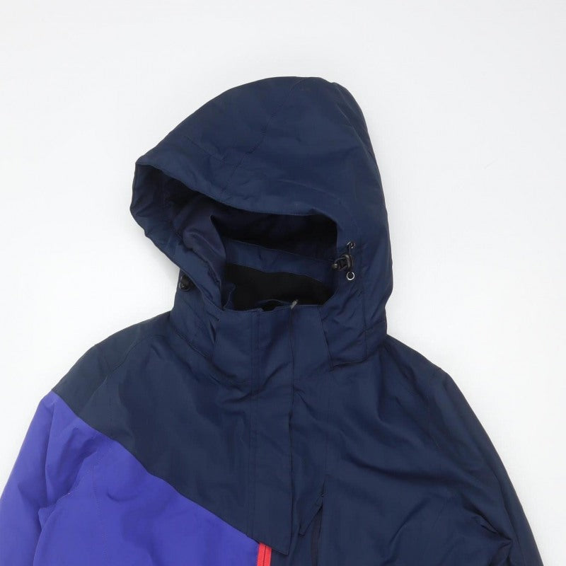 Freedom Trail Women Blue Purple Red UK 12 Hooded Ski Jacket