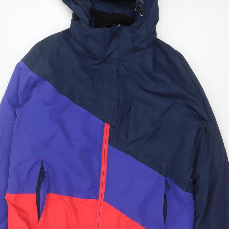 Freedom Trail Women Blue Purple Red UK 12 Hooded Ski Jacket