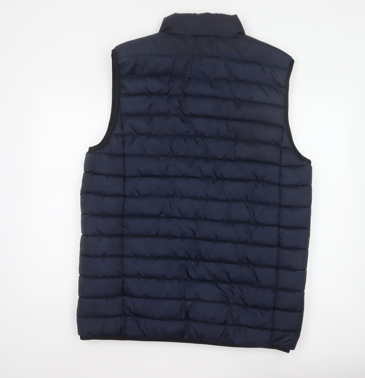 Alpha One Men’s Blue XL Quilted Puffer Bodywarmer Gilet Zip