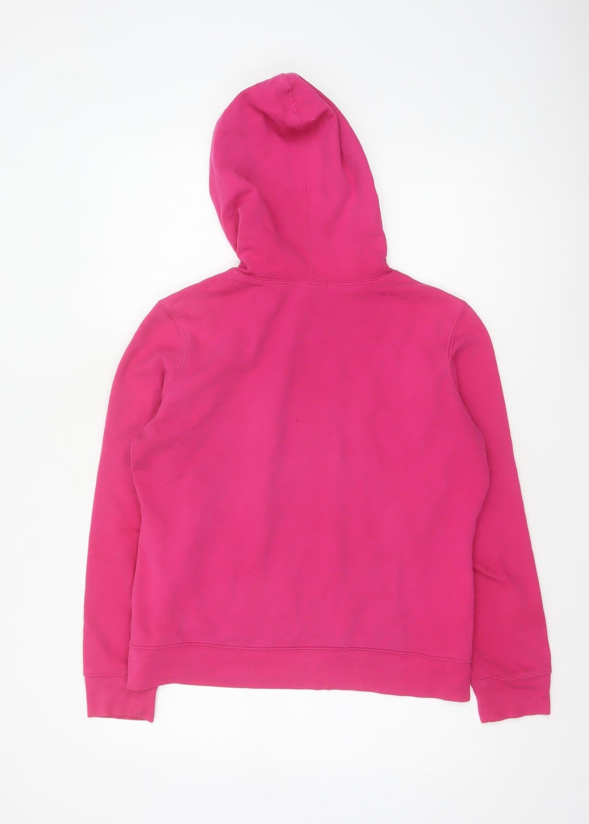 Gap Women’s Pink M Pullover Hoodie Logo Fleece Cotton Blend