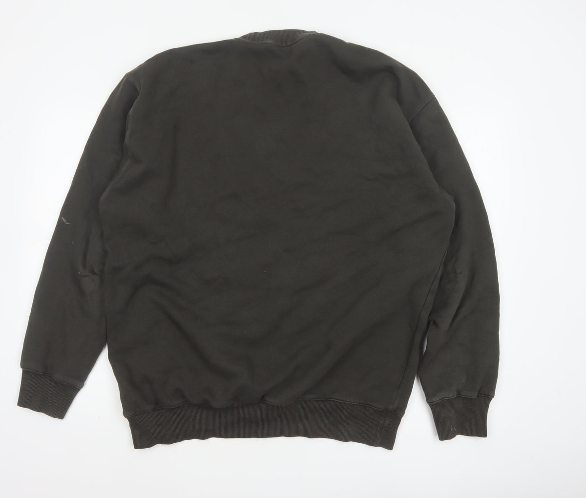 Reebok Men’s Black M Pullover Crew Neck Logo Sweatshirt